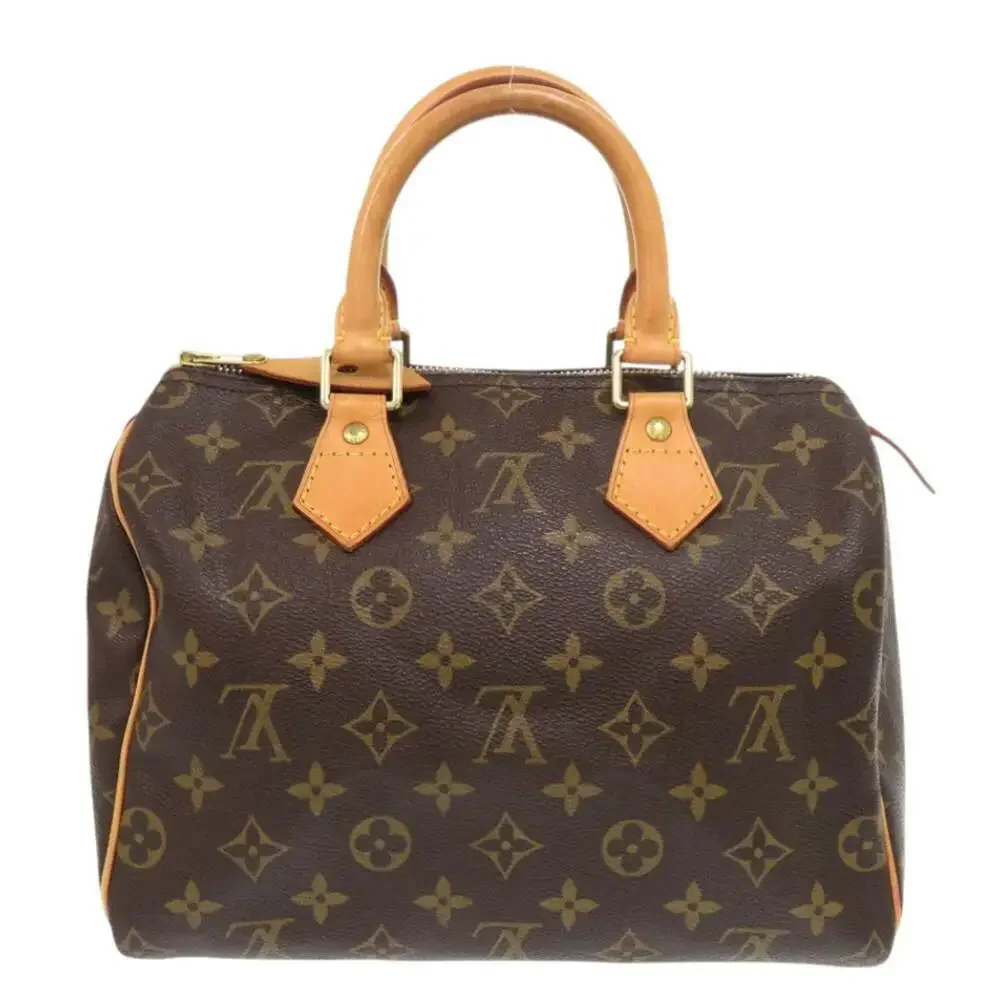LOUIS VUITTON Brown Monogram Speedy 25 Bag